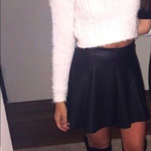 Black Leather Skirt